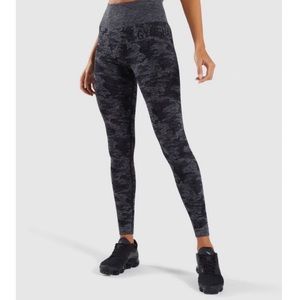 Gymshark Adapt Camo Seamless Leggings Black XS
